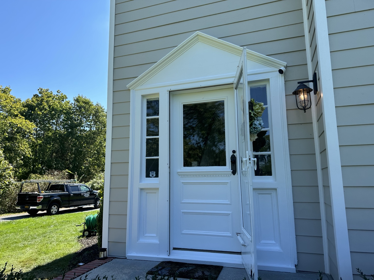 Finished front entry